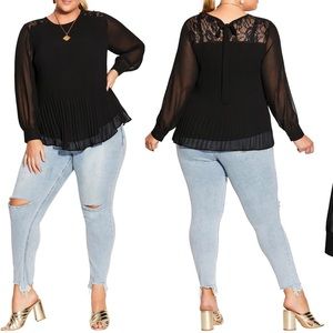 City Chic Women's Plus Size Lust After Top (NWT)